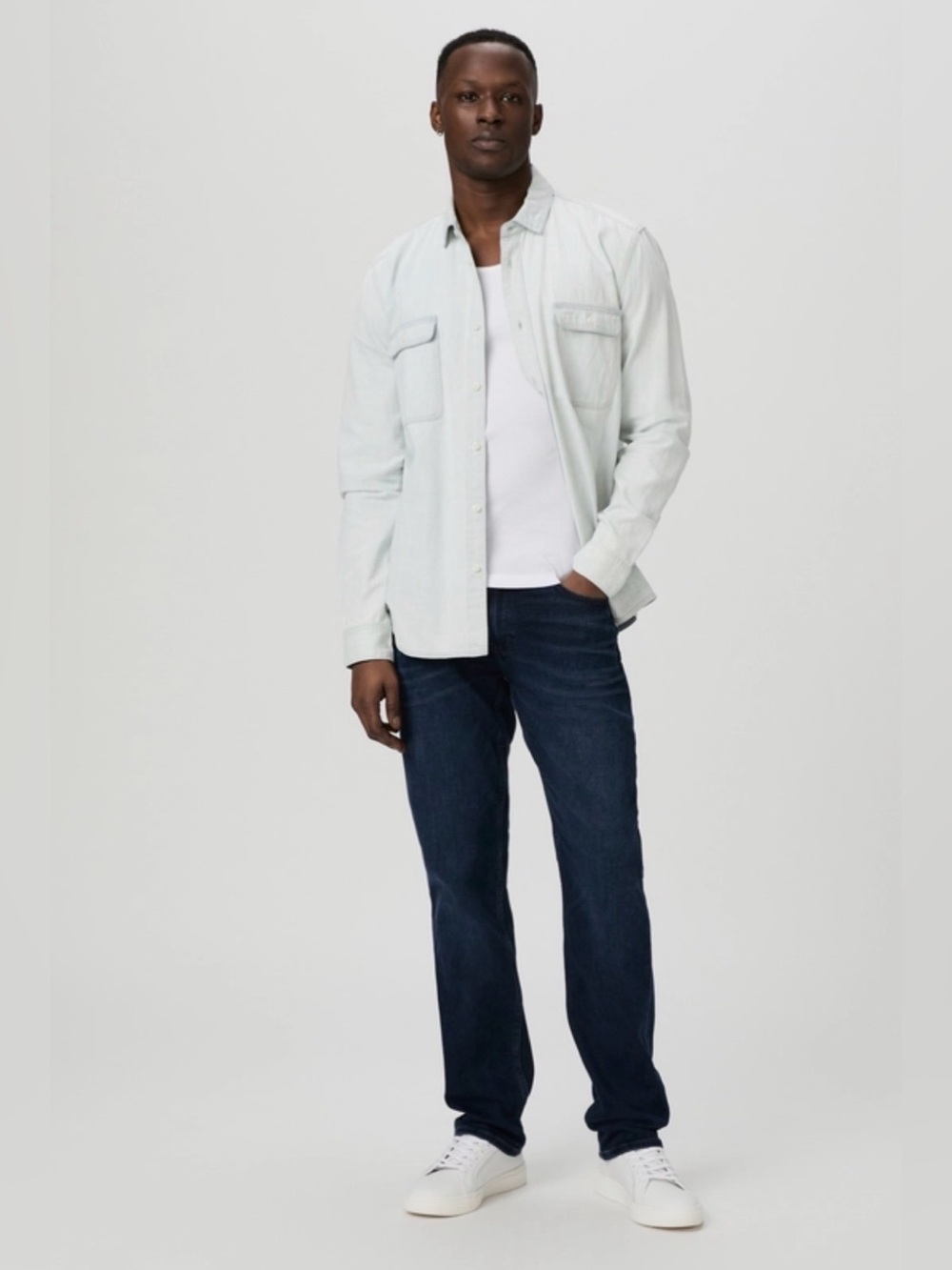PAIGE Men's Federal Ethan Straight-Leg Jeans